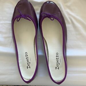 Repetto Women's Glossy Purple Flats